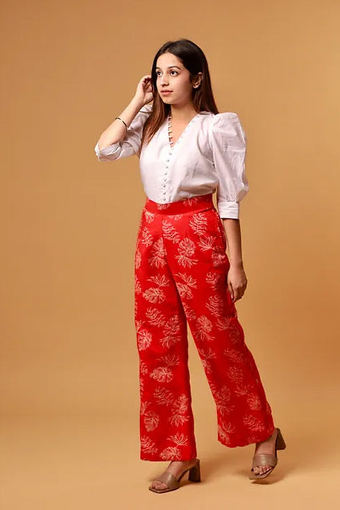 The Bold Orange And White Coord